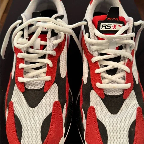 Puma Red and White Running Shoes - Picture 6 of 6